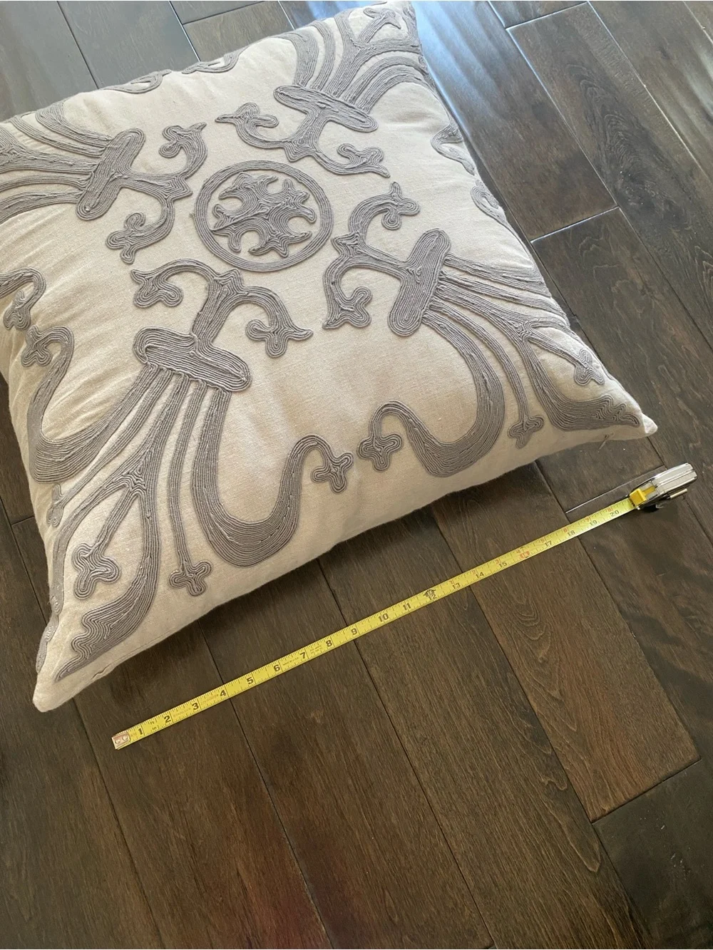 RH Restoration Hardware Linen Embroidered Pillows